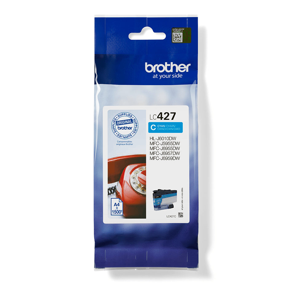 Brother LC427C - Cartouche d'encre originale - Cyan