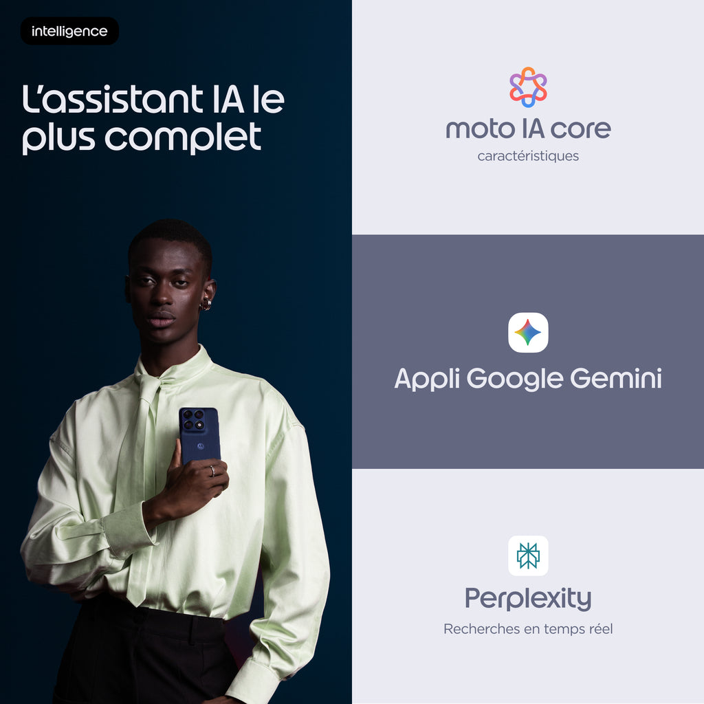 Motorola Edge 70 Pro 5G 256 Go 8 Go RAM 6.78" Android 16.0 Double SIM - Bleu Foncé