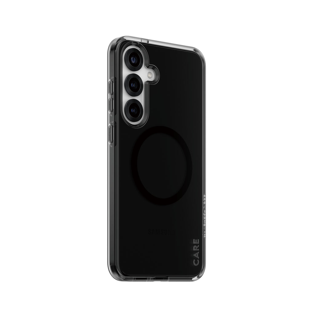 PanzerGlass PanzerGlass CARE™ by ® Urban Combat Case Smokey w. Black Qi Compatible Samsung Galaxy S25+ coque de protection pour téléphones portables Housse Noir
