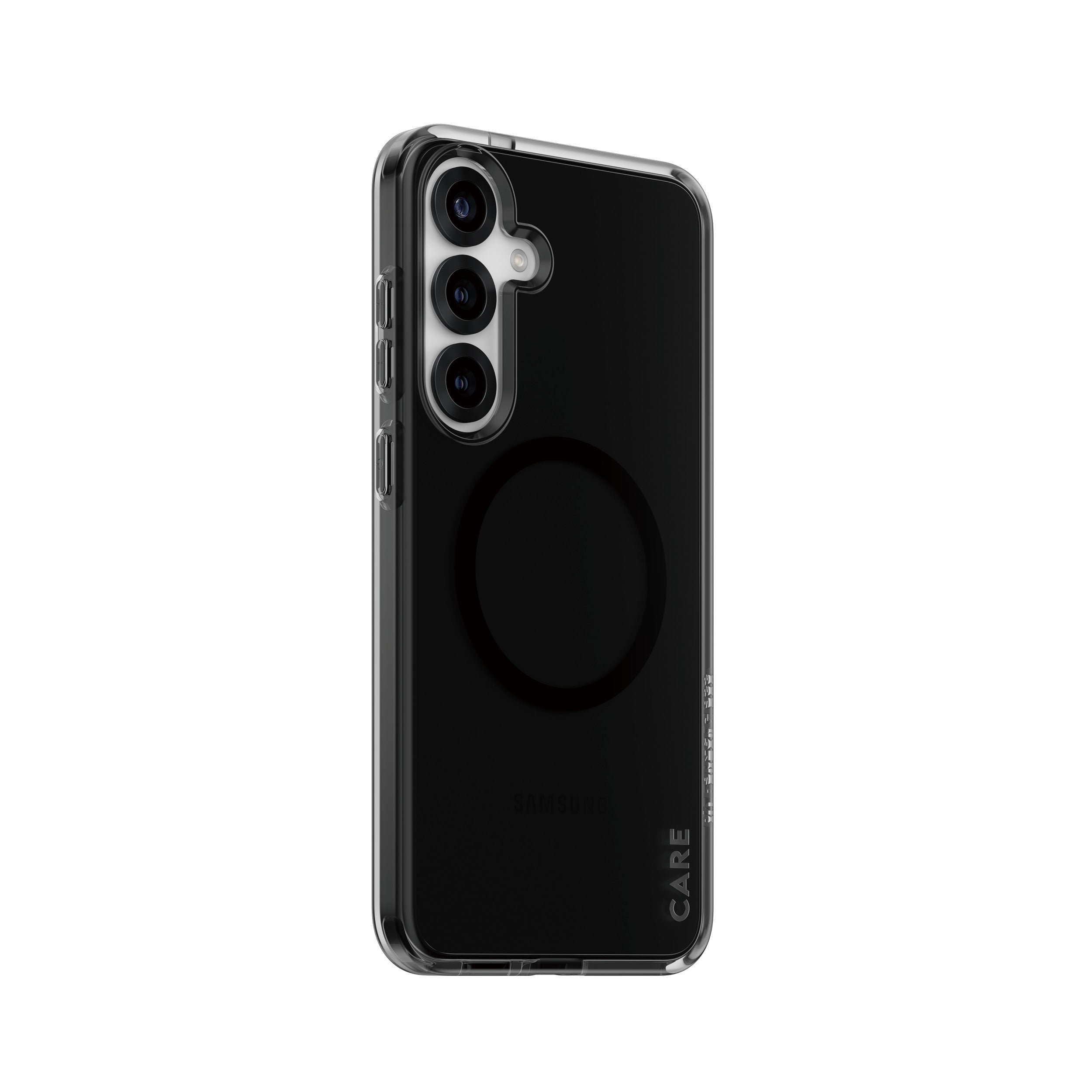 PanzerGlass PanzerGlass CARE™ by ® Urban Combat Case Smokey w. Black Qi Compatible Samsung Galaxy S25+ coque de protection pour téléphones portables Housse Noir