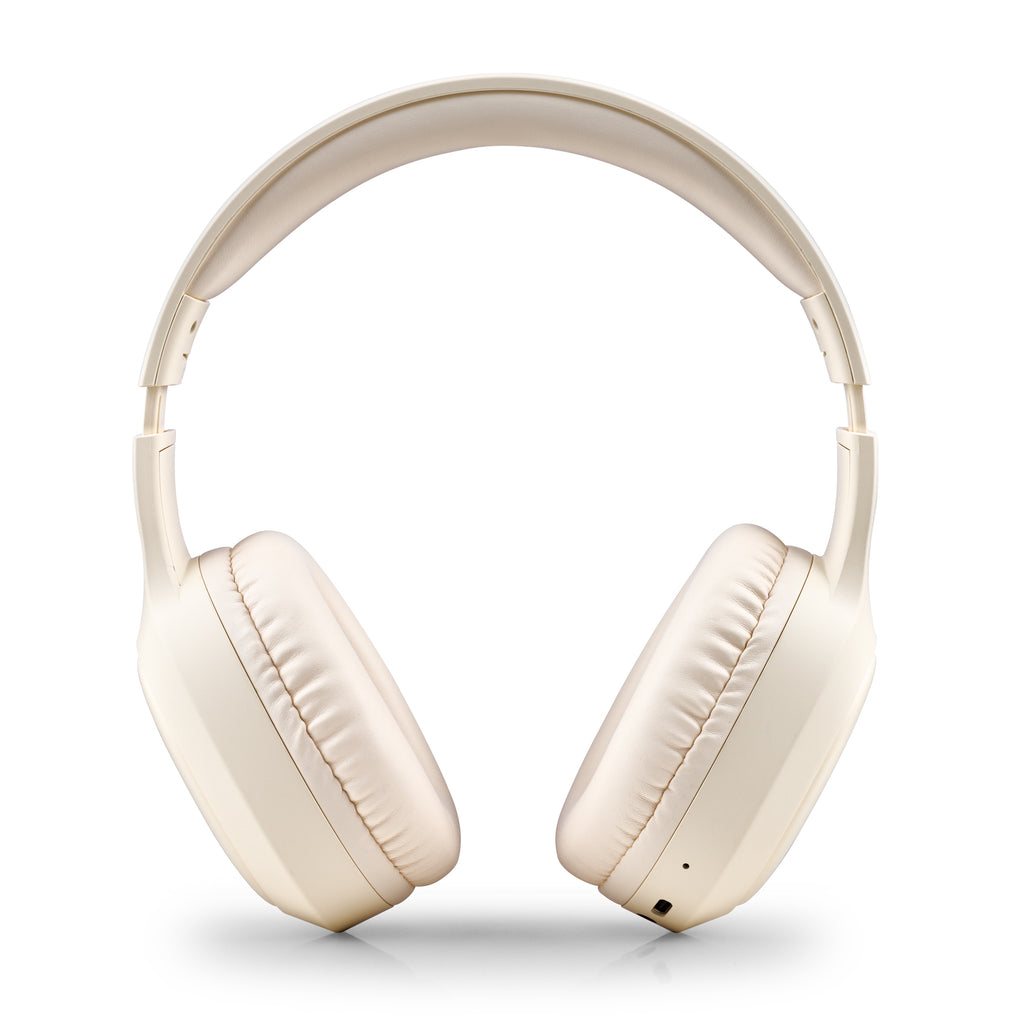 NGS Artica Tempest Beige Casque Avec fil &sans fil Arceau Appels/Musique USB Type-C Bluetooth