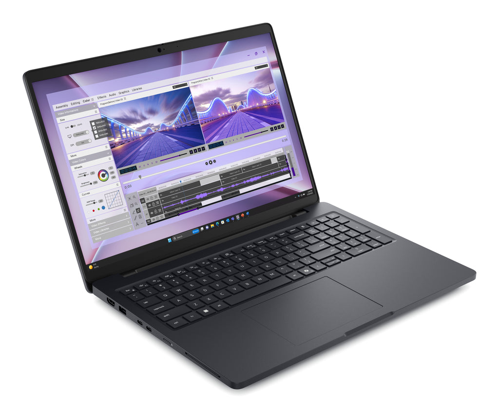DELL Pro Max 16 MC16250 Intel Core Ultra 7 265H Station de travail mobile 40,6 cm (16") Full HD+ 32 Go DDR5-SDRAM 1 To SSD NVIDIA RTX PRO 500 Blackwell Wi-Fi 7 (802.11be) Windows 11 Pro Nordique Noir