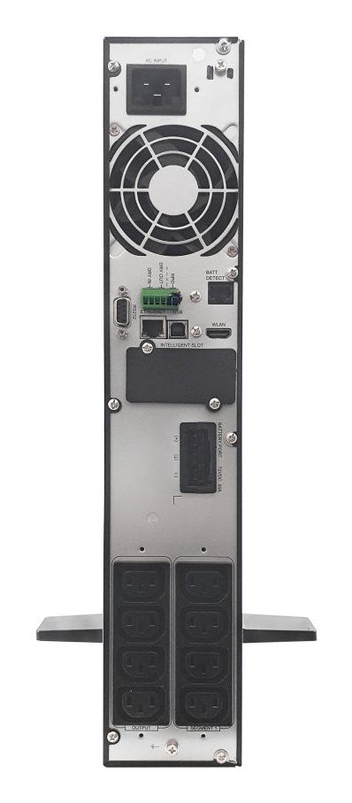 LevelOne UPS-2102 alimentation d'énergie non interruptible Double-conversion (en ligne) 2 kVA 2000 W 8 sortie(s) CA - vue 3