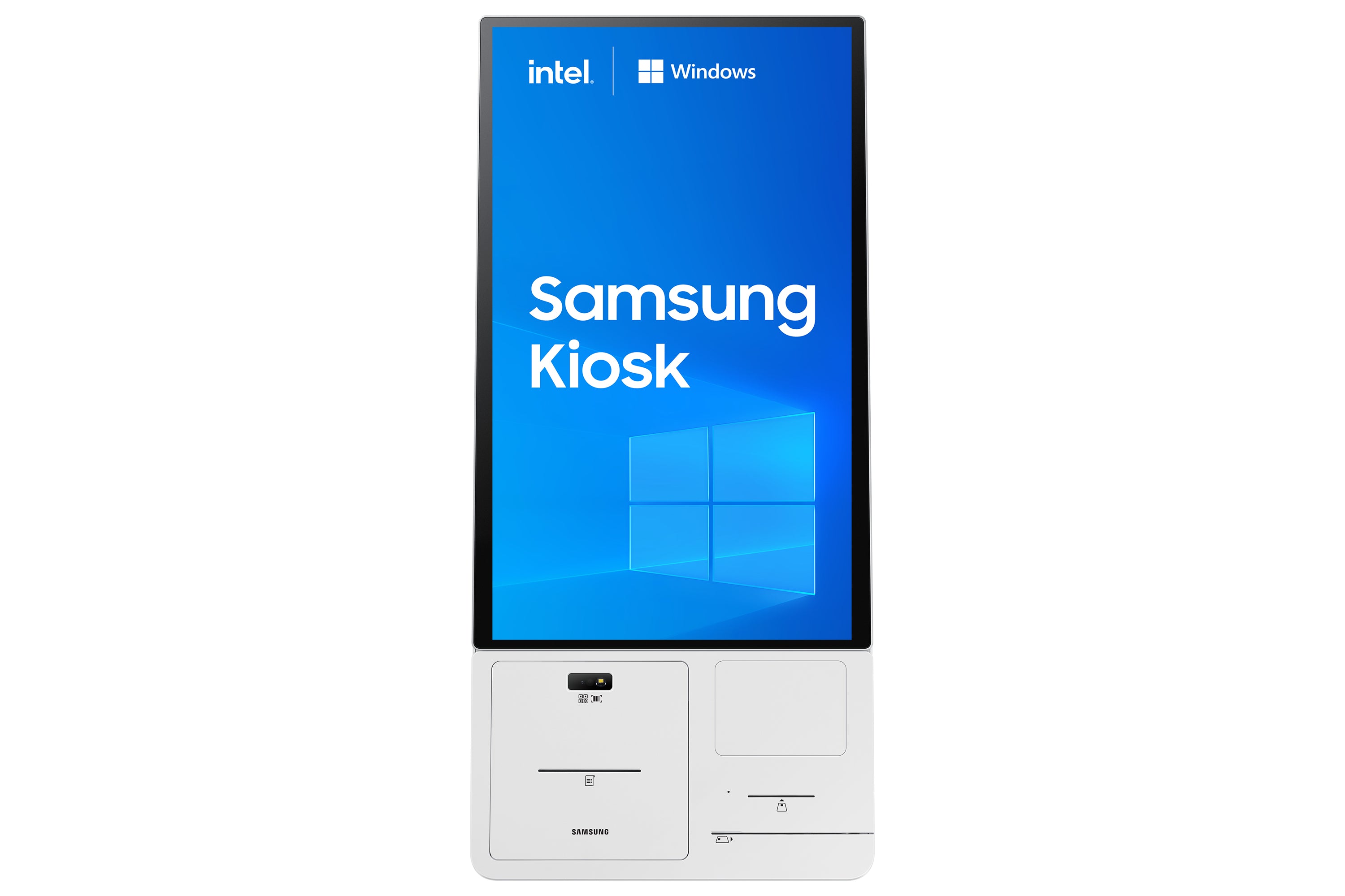Samsung KM24C-5 En forme de kiosk 61 cm (24") LED 250 cd/m² Full HD Blanc Écran tactile Intégré dans le processeur Windows 10 IoT Enterprise 16/7
