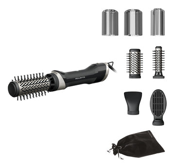 Rowenta Brush Activ UB9540F0 brosse soufflante et fer à lisser Brosse soufflante à air chaud À chaleur Noir, Argent 1000 W 1,8 m