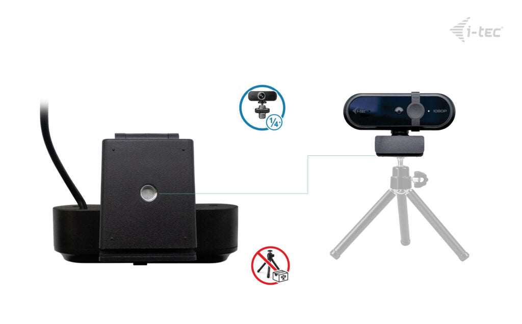 i-tec SOLOMON 100 1080p Webcam