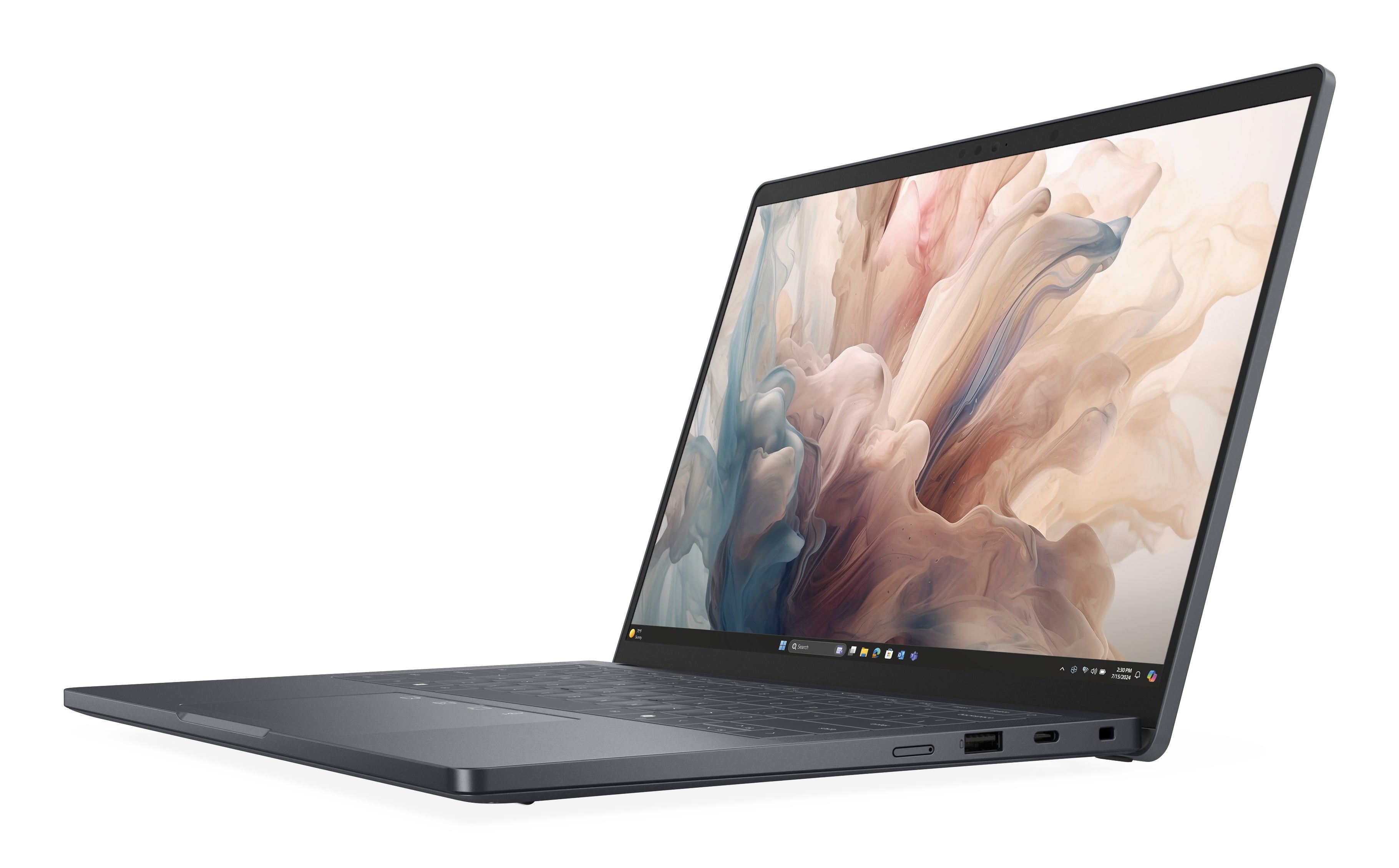 DELL Pro 14 Premium PA14250 Copilot+ PC Intel Core Ultra 7 268V Ordinateur portable 35,6 cm (14") Full HD+ 32 Go LPDDR5x-SDRAM 512 Go SSD Wi-Fi 7 (802.11be) Windows 11 Pro Allemand Gris