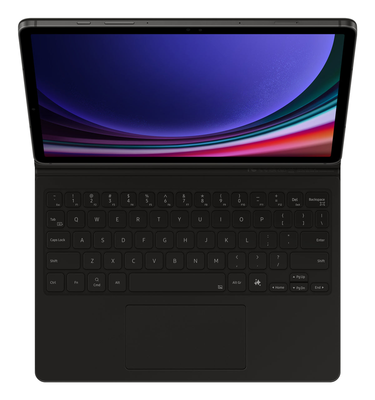 Samsung EF-DX725 Clavier Nordique Pogo Pin, Noir