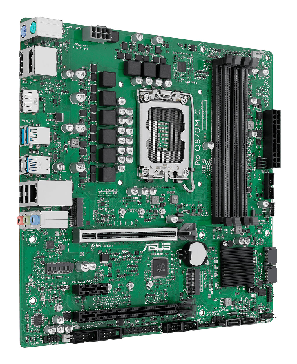ASUS PRO Q870M-C-CSM Intel Q870 LGA 1851 (Socket V1) micro ATX - vue 3