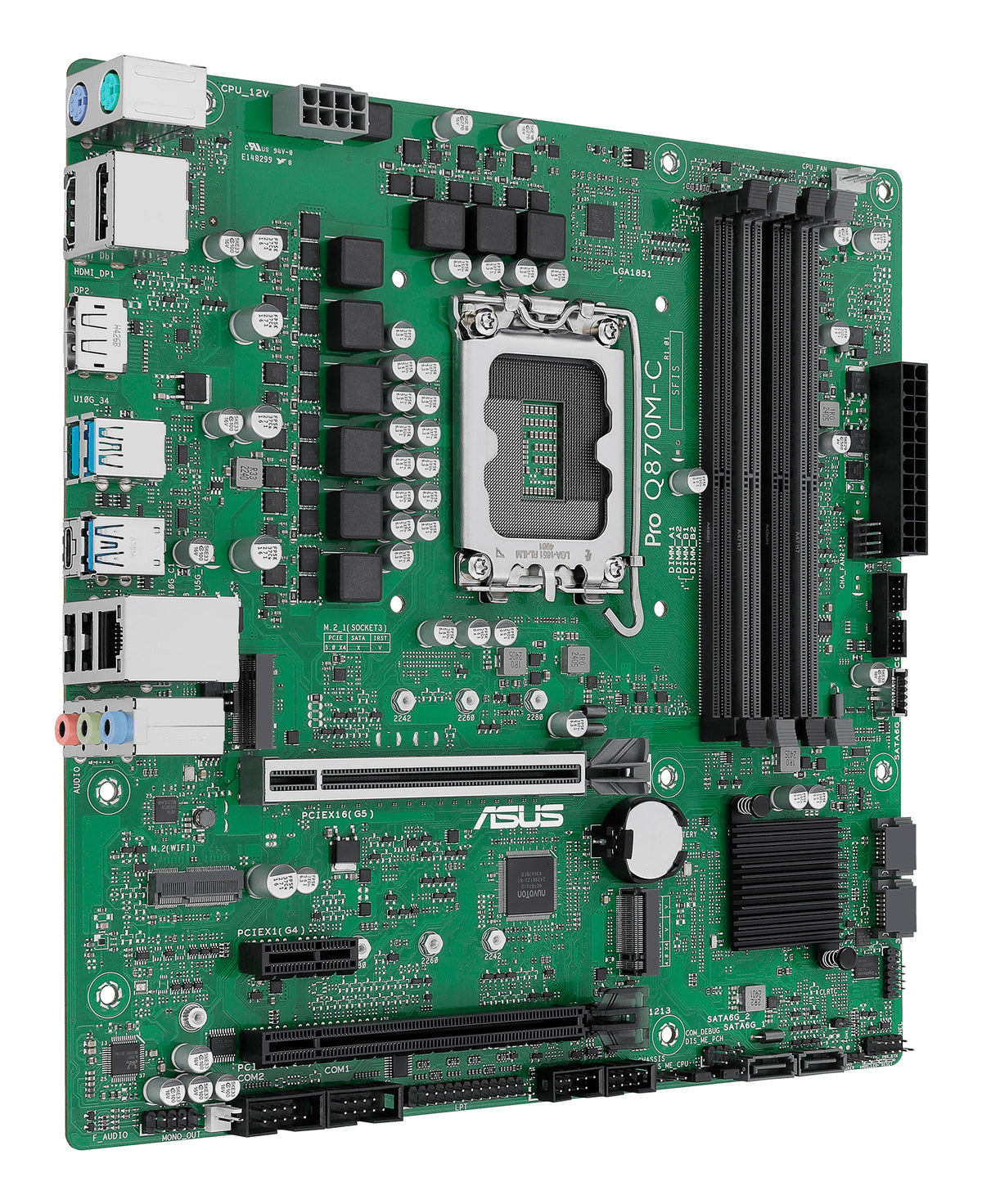 ASUS PRO Q870M-C-CSM Intel Q870 LGA 1851 (Socket V1) micro ATX - vue 3