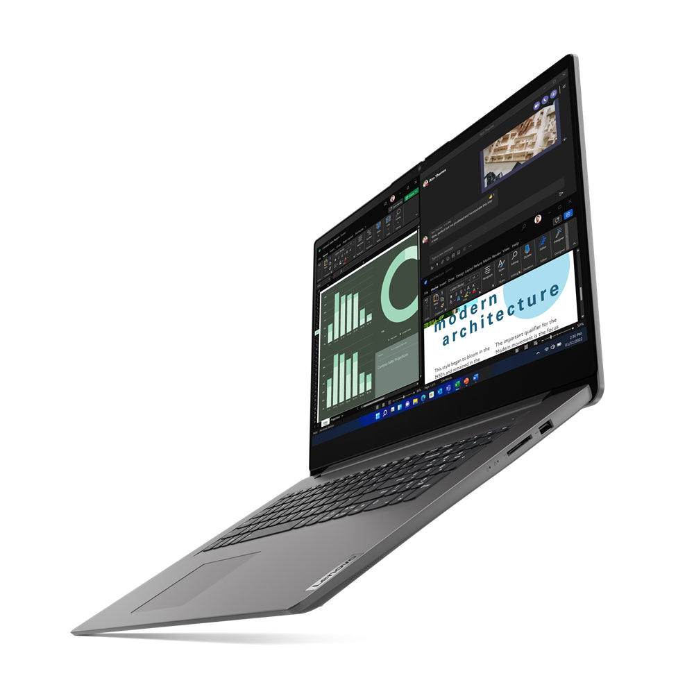 Lenovo V17 G4 IRU Intel® Core™ i5 i5-13420H Ordinateur portable 43,9 cm (17.3") Full HD 16 Go DDR4-SDRAM 512 Go SSD Wi-Fi 6 (802.11ax) Windows 11 Home Allemand Gris