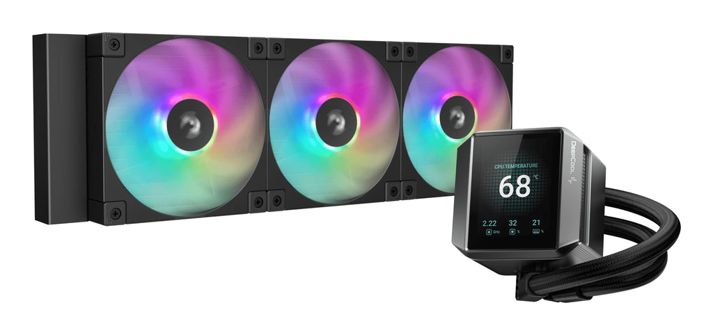 Deepcool MYSTIQUE 360 ARGB Vandkøler 1-pack Sort 120 mm