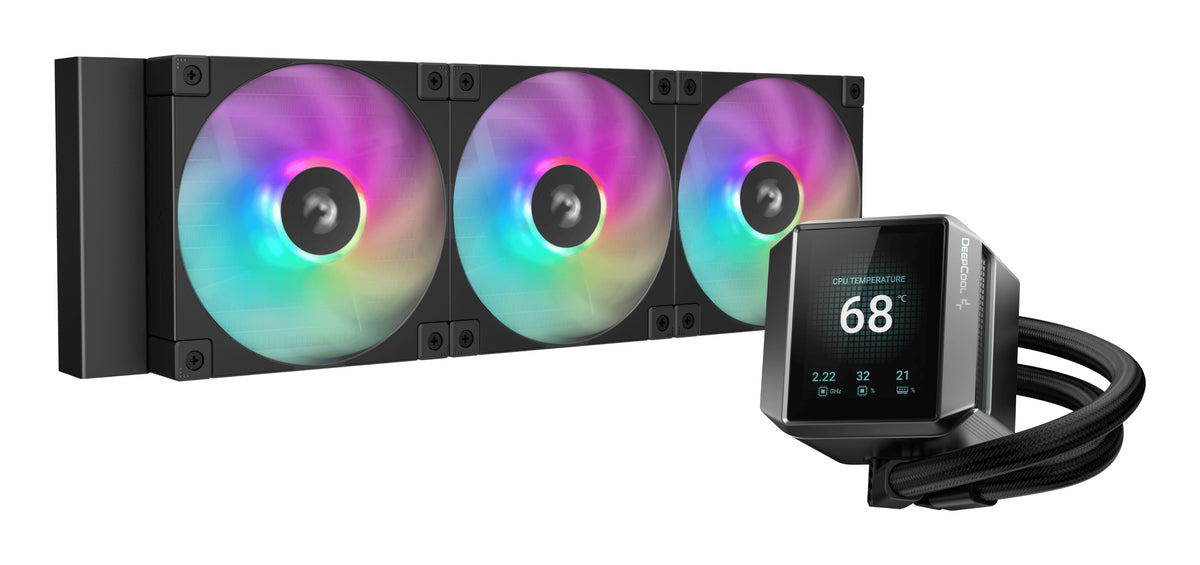 Deepcool MYSTIQUE 360 ARGB Vandkøler 1-pack Sort 120 mm