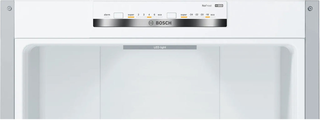 Bosch Bosch Serie 4 KGN39VIEB réfrigérateur-congélateur Pose libre 368 L Acier inoxydable