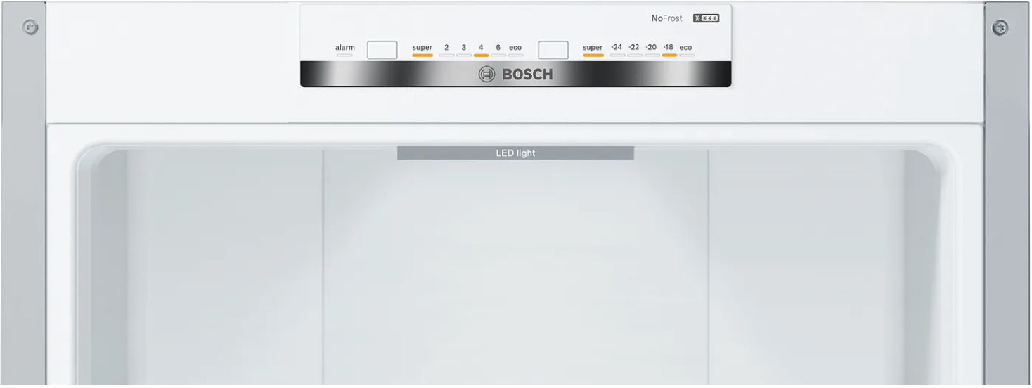 Bosch Bosch Serie 4 KGN39VIEB réfrigérateur-congélateur Pose libre 368 L Acier inoxydable
