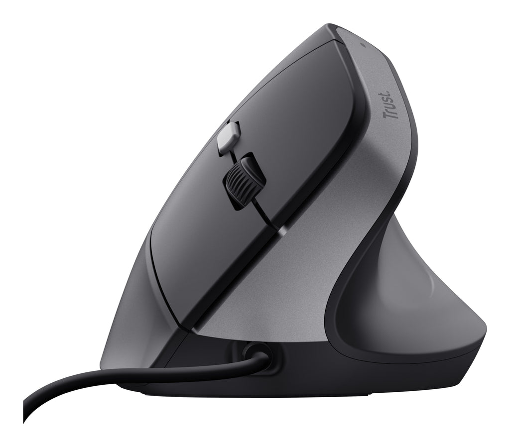 Trust Bayo II Souris Ergonomique pour Droitier, USB Type-A, 2400 DPI