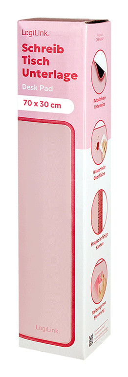 LogiLink ID0221 Tapis de souris de jeu Rose