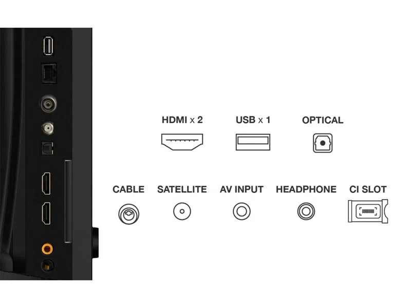 TCL 32V5C TV 81,3 cm (32") Full HD Smart TV Wifi Noir
