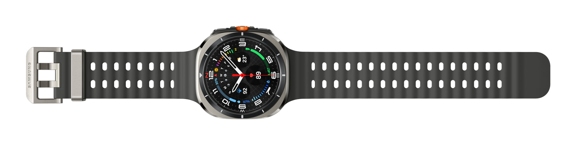 Samsung Samsung Galaxy Watch Ultra 3,81 cm (1.5") AMOLED 47 mm Numérique 480 x 480 pixels Écran tactile 4G Argent Wifi GPS (satellite)