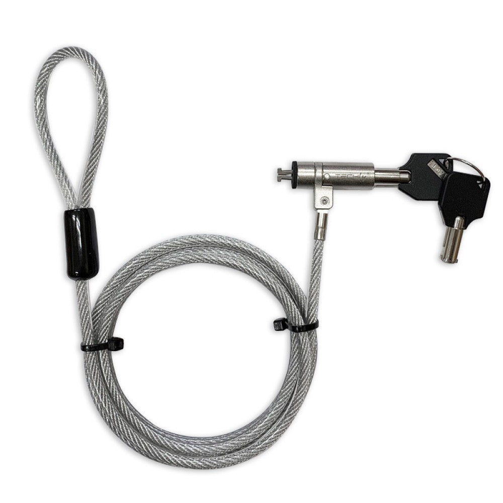 Techly IQ-LOK-15-K câble antivol Argent 1,8 m