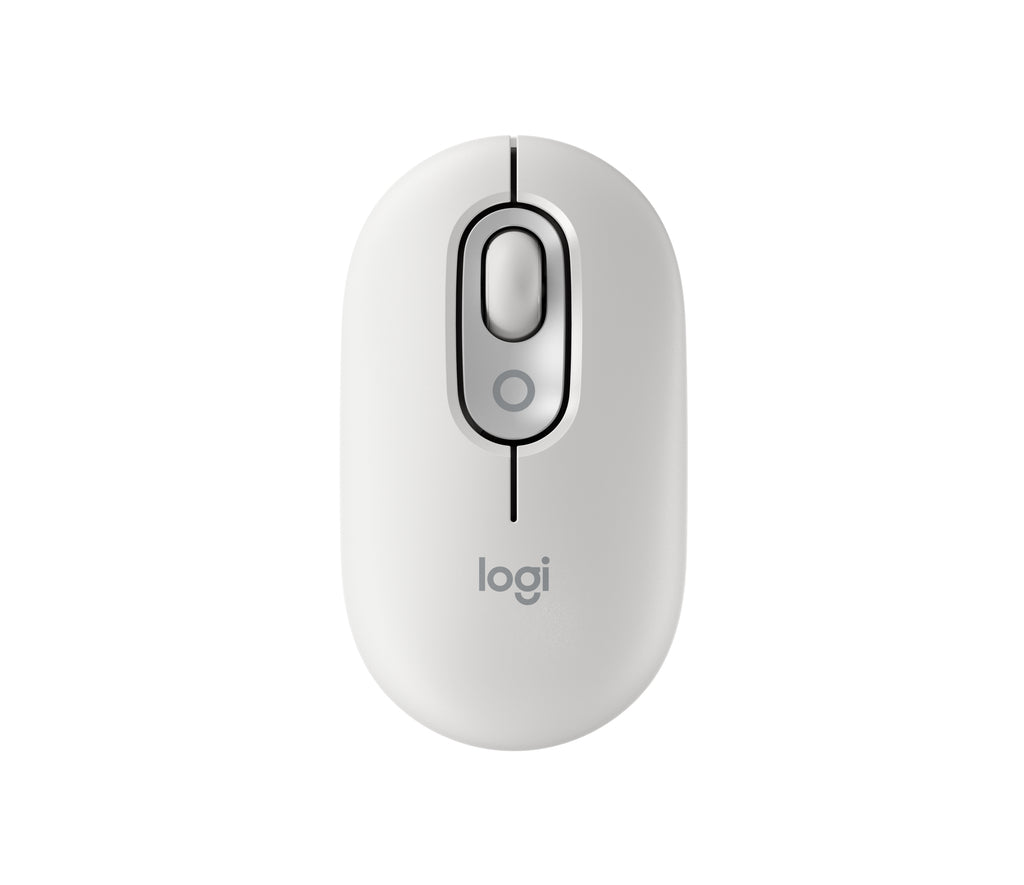 Logitech POP Mus med emoji knap Hvid