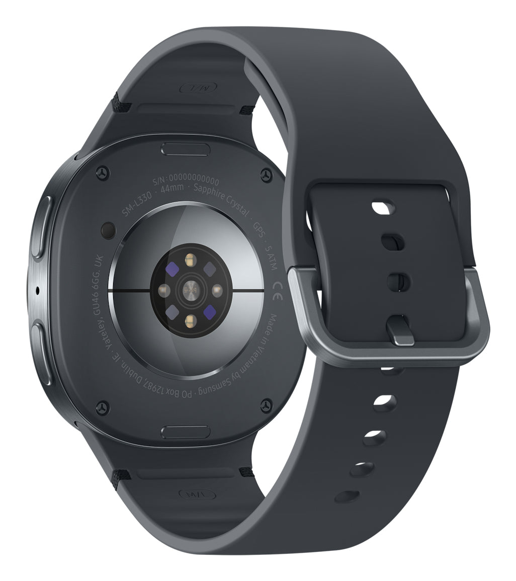 Samsung Samsung SM-L330NDAAEUB smartwatche et montre de sport 3,81 cm (1.5") AMOLED 44 mm Numérique 480 x 480 pixels Écran tactile Graphite Wifi GPS (satellite)