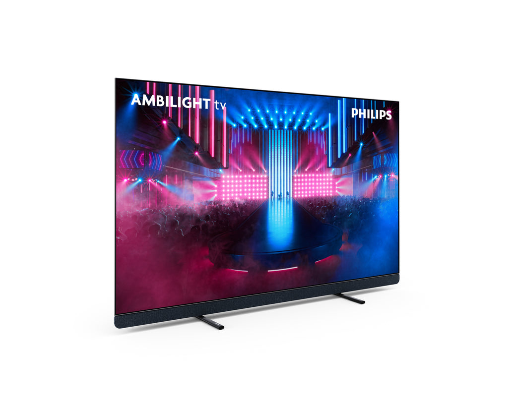 Philips 77OLED909/12 4K UHD TV, AL3, OLED, 120/100Hz, Google TV, P5 AI, HDR 10+ Adaptive, Dolby Vision + Dolby Atmos 195,6 cm (77") 4K Ultra HD Smart TV Wifi Noir 3000 cd/m²