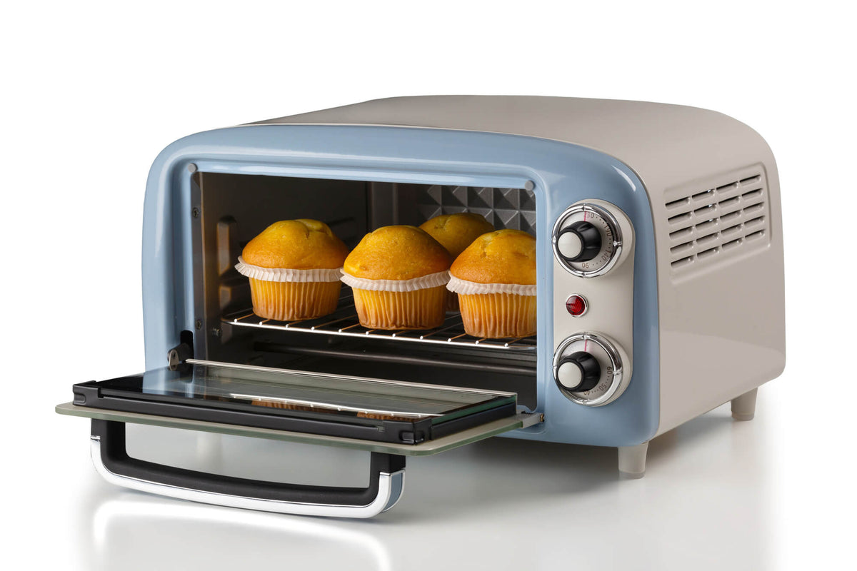 Ariete 3919/05 10 L 800 W Bleu clair Grill - vue 3