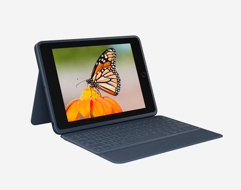 Logitech Rugged Combo 3 Clavier et Étui Folio pour iPad 10,2 pouces (7e, 8e, 9e génération)