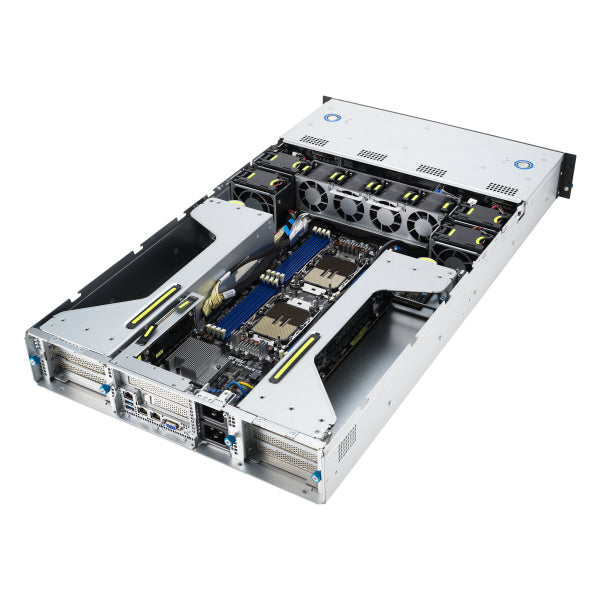 ASUS 90SF0251-M004X0 serveur barebone Intel C741 Rack (2 U) Noir, Acier