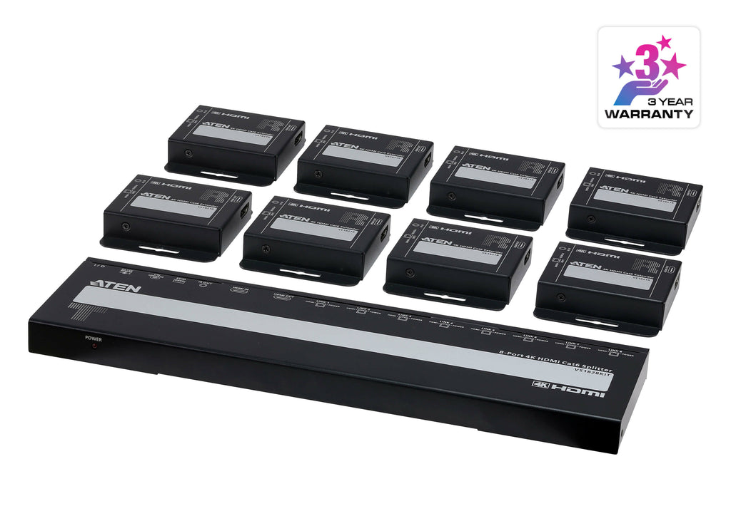 ATEN VS1828KIT-AT-G Répartiteur Vidéo HDMI vers 2x HDMI