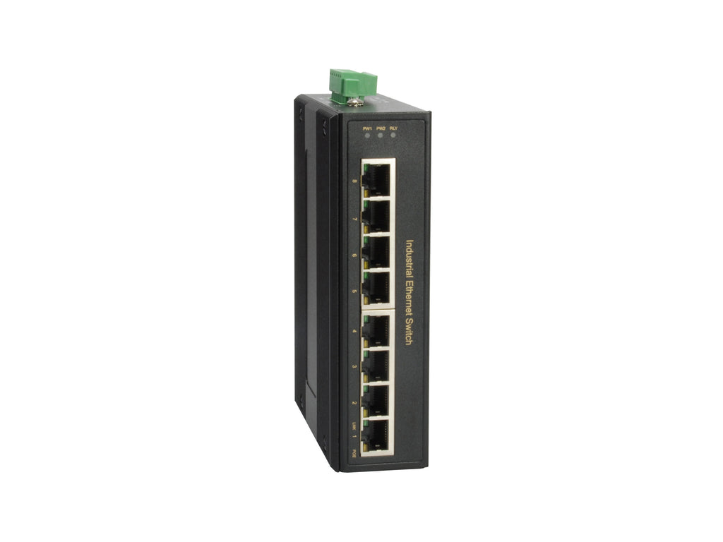 LevelOne IGP-0802 Commutateur Réseau Non-géré Gigabit Ethernet PoE, 8 Ports RJ-45, Noir
