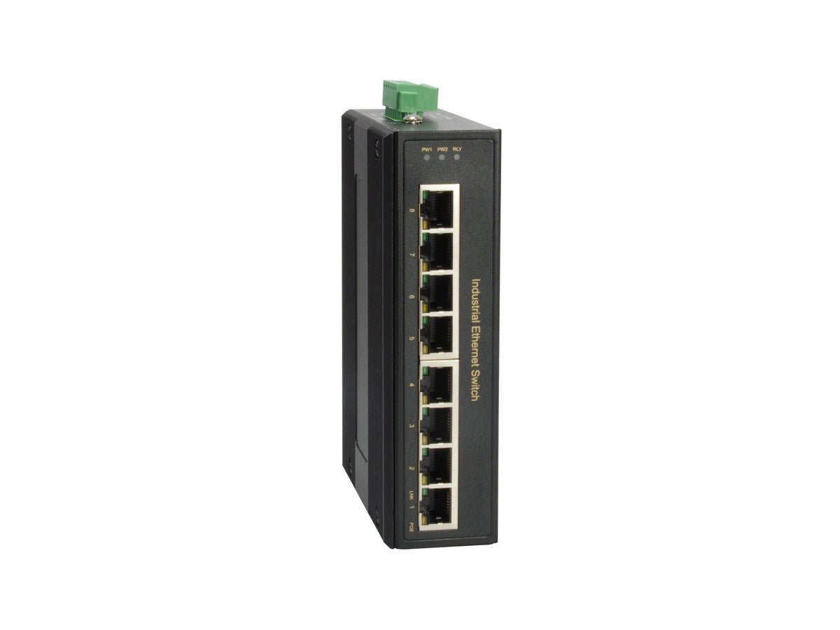 LevelOne IGP-0802 Commutateur Réseau Non-géré Gigabit Ethernet PoE, 8 Ports RJ-45, Noir