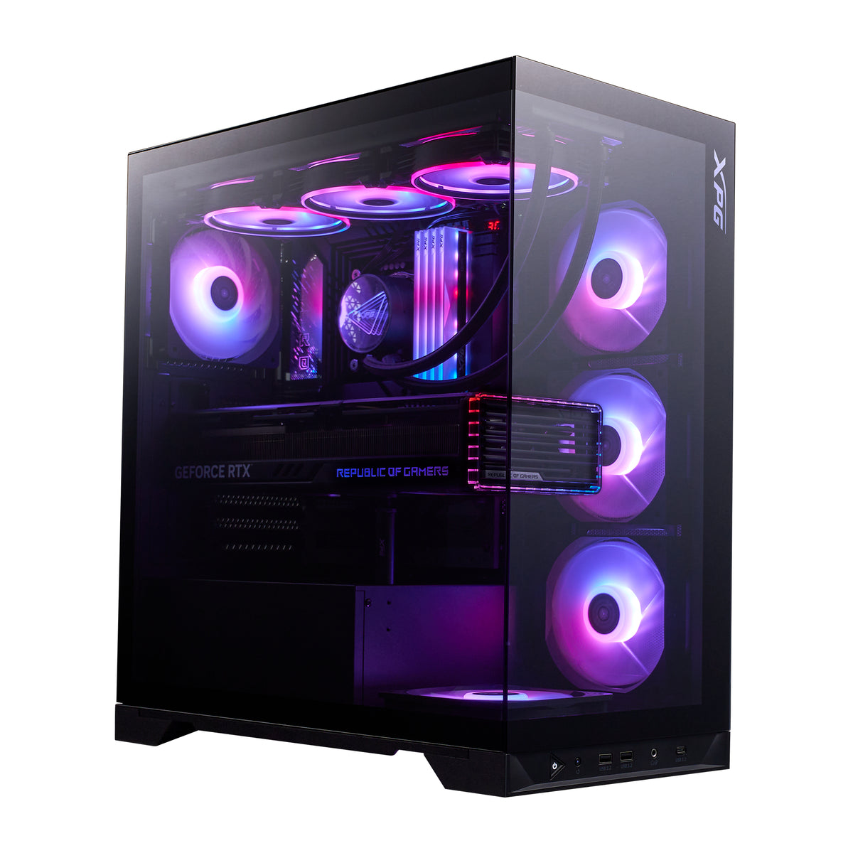 XPG Invader X BTF Midi Tower Noir