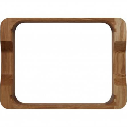 WMF Fusiontec Rectangulaire Vitrocéramique, Acier, Bois Plat à cuisson