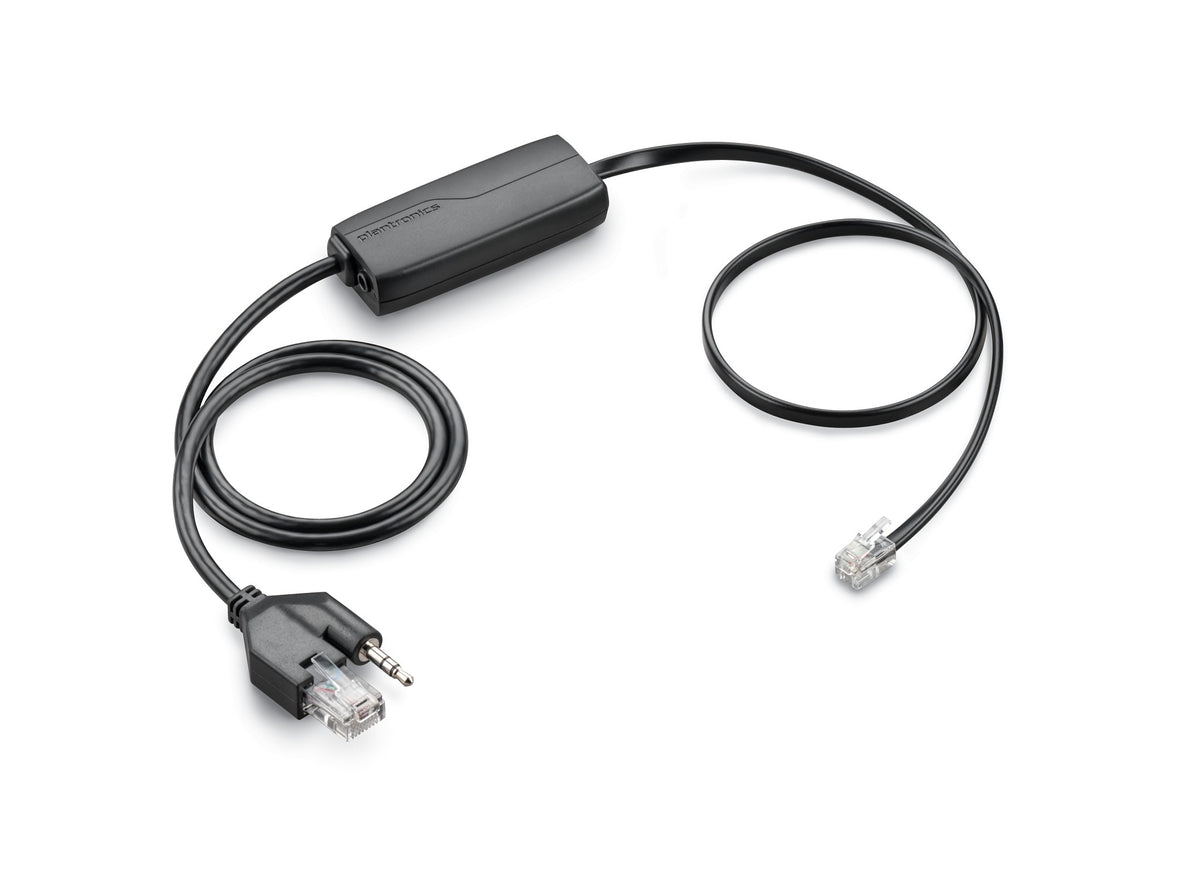 Poly APD-80 Elektrisk hætte kontakt adapter Sort