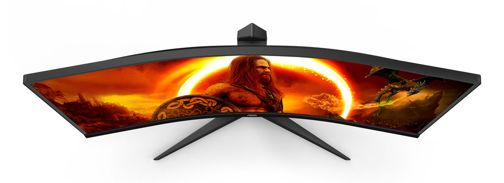 AOC G2 CU34G2XP écran plat de PC 86,4 cm (34") 3440 x 1440 pixels UltraWide Quad HD LED Noir, Rouge