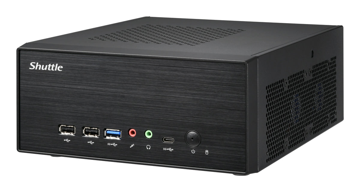 Shuttle XPC slim Barebone XB860G2 - S1851, Intel H860, 1xDP, 2xHDMI, 2 PCIe Slots (1x 16X & 1x X1), 2x Intel LAN (1G + 2