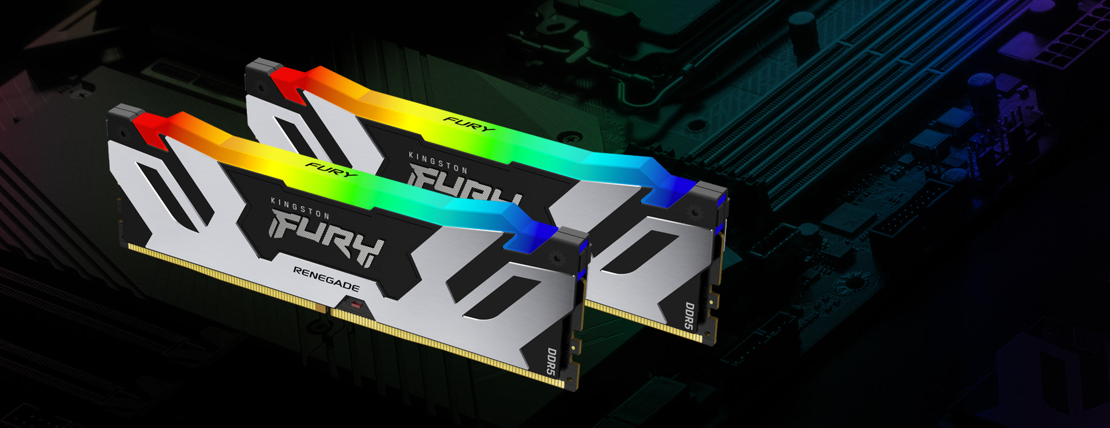 Kingston Technology FURY 32Go 6400MT/s DDR5 CL32 DIMM (Kit de 2) Renegade RGB
