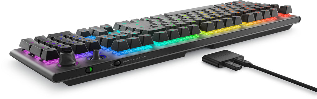 Alienware Tri-Mode AW920K clavier Gaming USB + RF Wireless + Bluetooth Gris
