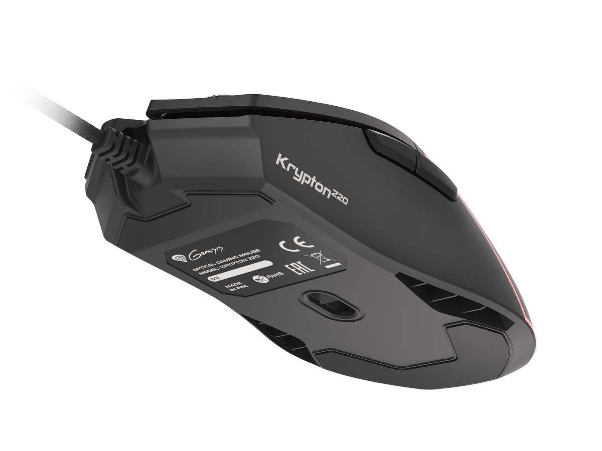 GENESIS Krypton 220 souris Gaming Droitier USB Type-A Optique 6400 DPI