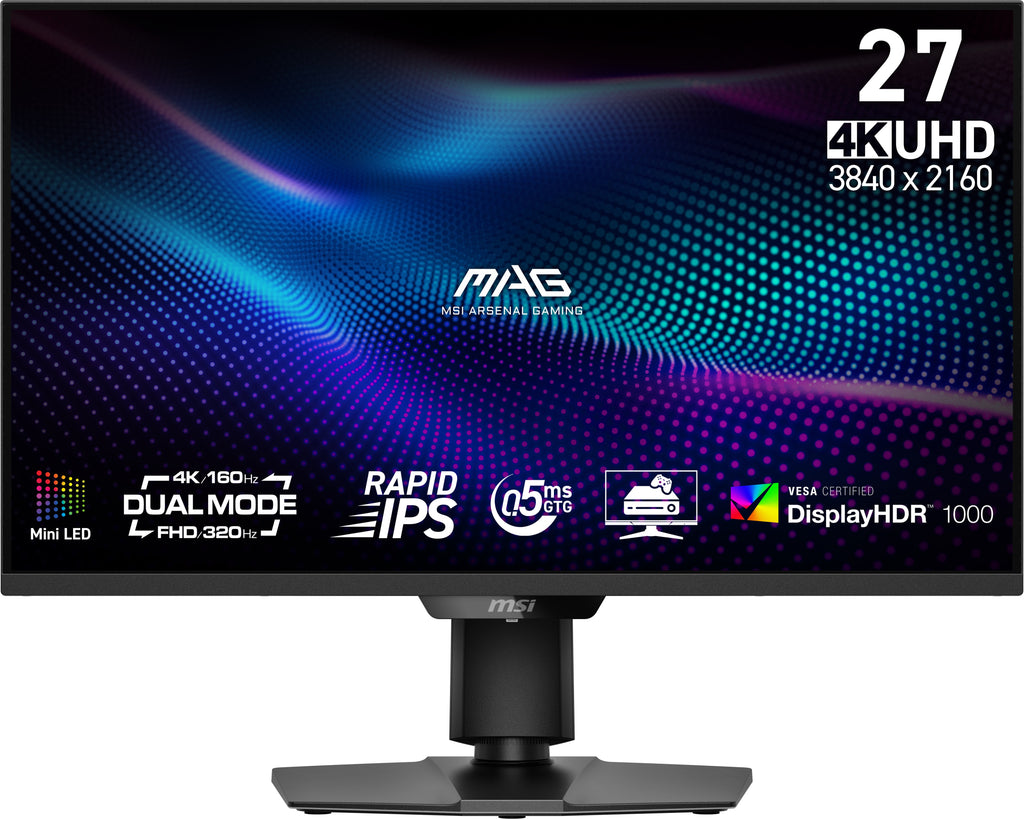 MSI MAG 274UPDFDE E16M écran plat de PC 68,6 cm (27") 3840 x 2160 pixels 4K Ultra HD LED Noir