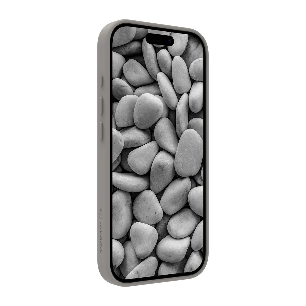 Coque de Protection Roskilde MS Kick ICON pour iPhone 17, Housse avec Support de Bureau, Gris