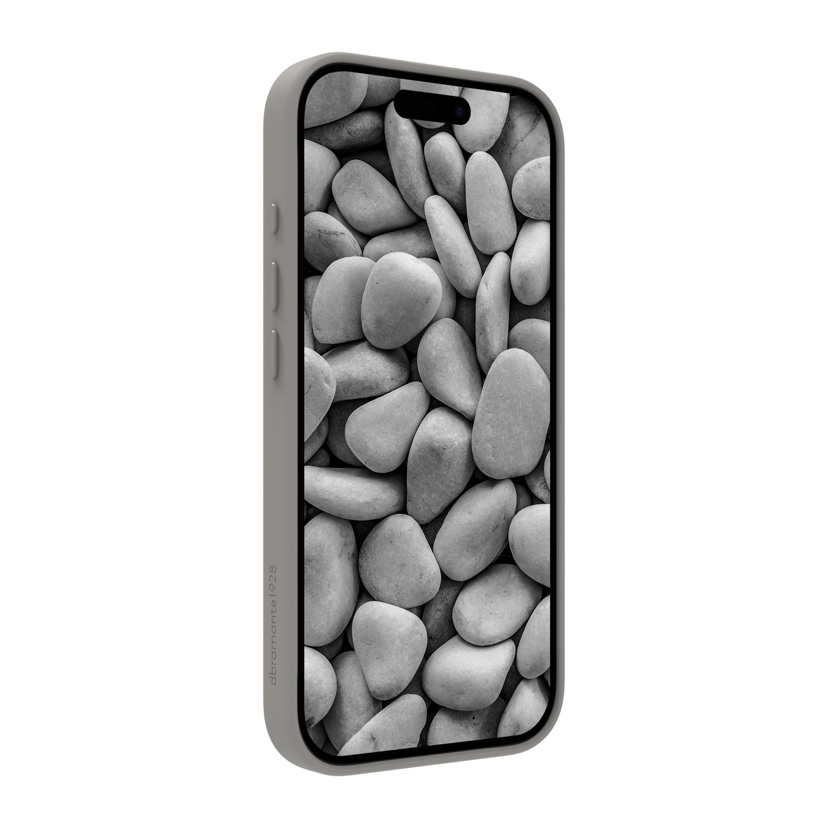 Coque de Protection Roskilde MS Kick ICON pour iPhone 17, Housse avec Support de Bureau, Gris