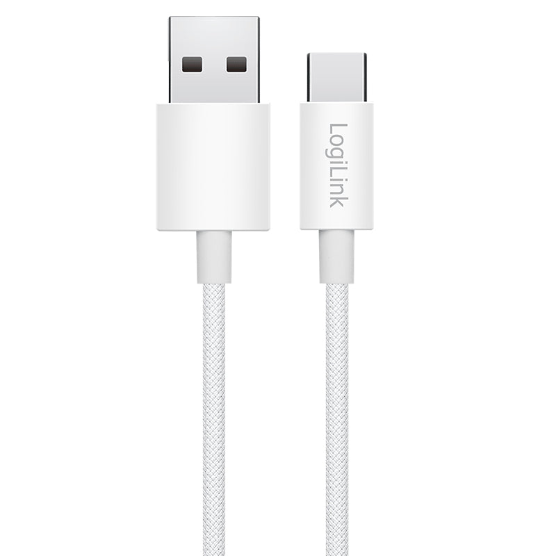 LogiLink CU0322 câble USB USB 2.0 1,5 m USB A USB C 0,48 Gbit/s 60 W Blanc - vue 2