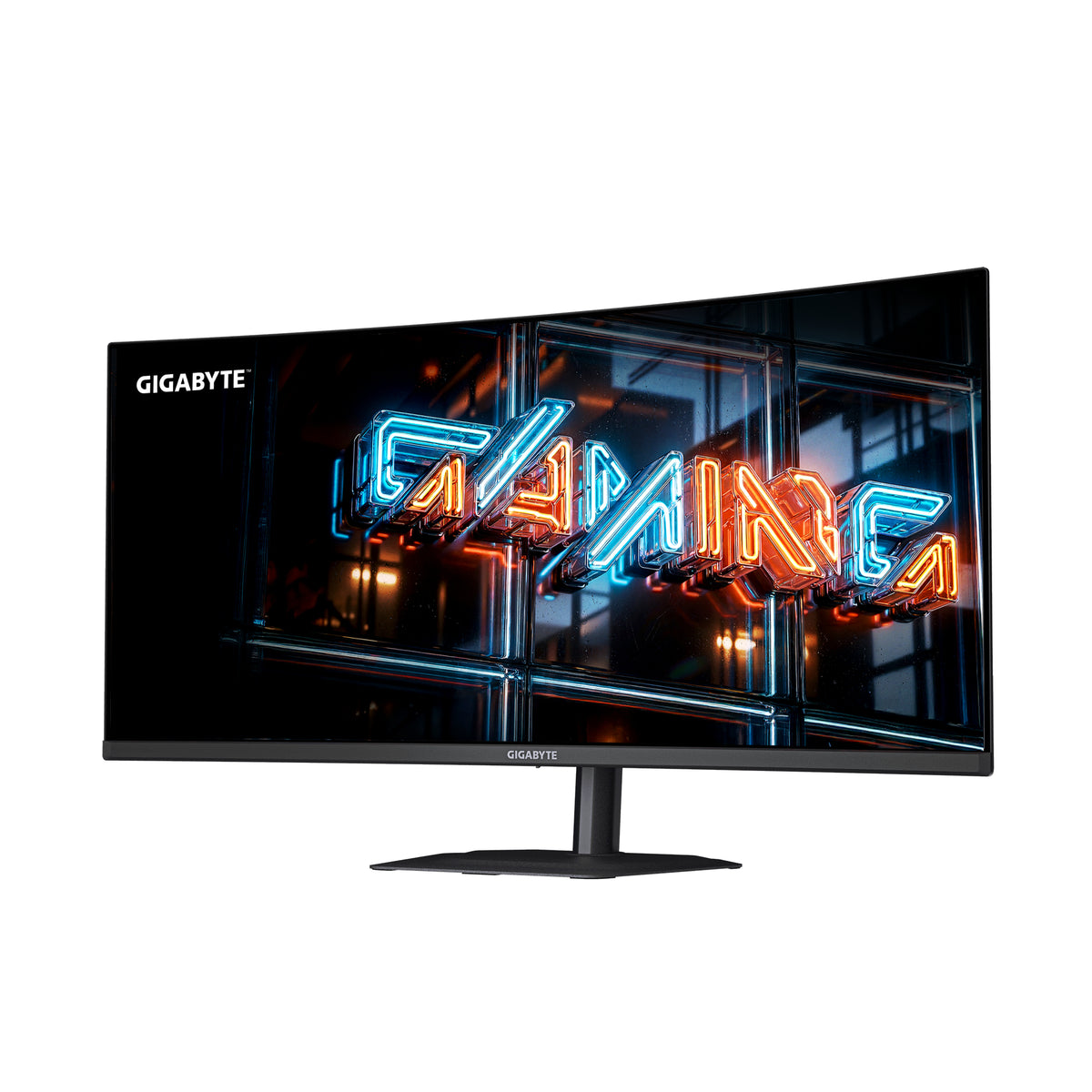 GIGABYTE MO34WQC36 Moniteur Gaming Incurvé 34” WQHD - 3440 x 1440, 360Hz, 0.03ms, KVM, 300 cd/m², FreeSync Premium Pro, DisplayHDR True Black 500, HDMI 2.1, DisplayPort 2.1 - vue 2