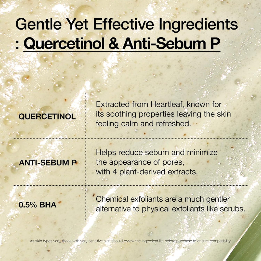 ANUA Heartleaf Quercetinol Mousse Nettoyante Profonde Pores 150ml