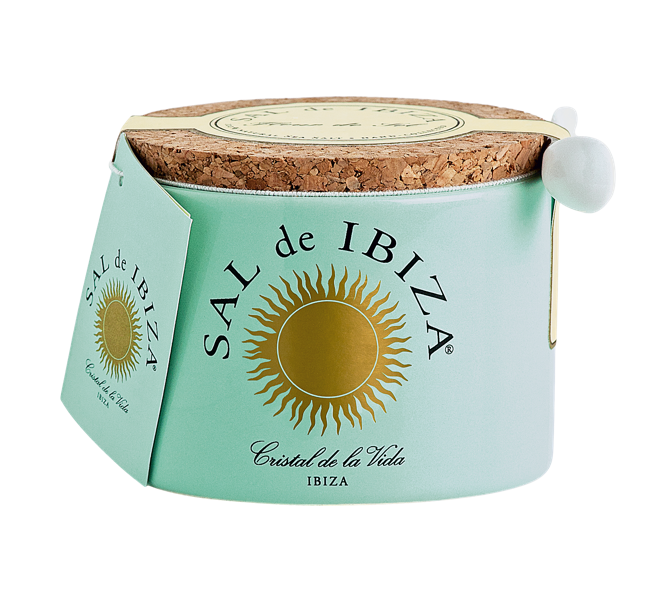 Sal de Ibiza Fleur de sel d'Ibiza, pot en céramique 150 g