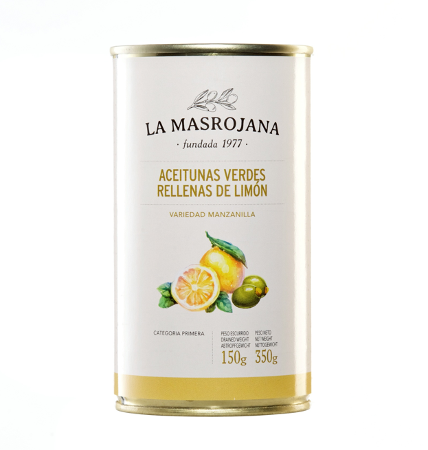 MASROJANA Olives farcies au citron - 350 g net/150 g égoutté