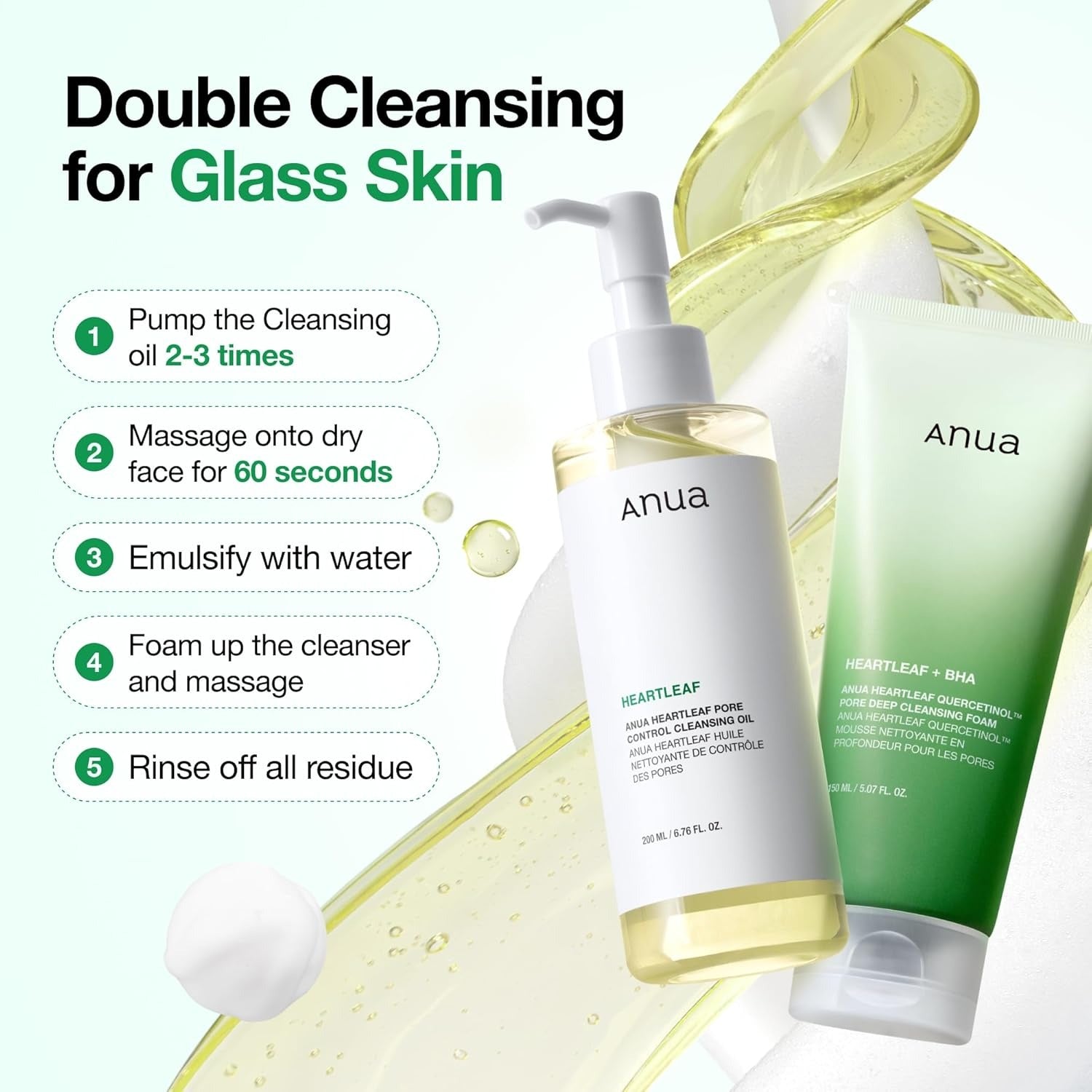 ANUA HEARLEAF Huile nettoyante Pore Control 200 ml
